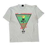 Law Enforcement Torch Run Screen Stars Single Stitch T-Shirt - XL White Cotton Blend