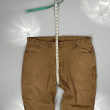 Dickies Double Knee Carpenter Trousers - 36W 29L Brown Cotton