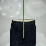 Barbour Cord Pants - 34″ Waist Navy Corduroy
