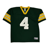 Green Bay Packers Logo Athletics #Favre Football Jersey - XL Green Polyester