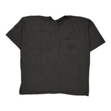 Unbranded Single Stitch T-Shirt - 2XL Black Cotton