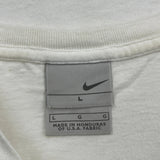 Nike T-Shirt - Large White Cotton