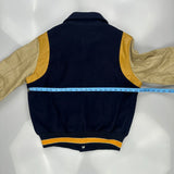 Swingster Varsity Jacket - Medium Beige Leather