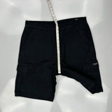 Wrangler Cargo Cargo Shorts - 36W 10L Black Cotton