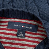 Tommy Hilfiger Striped Sweater - XL Blue Cotton