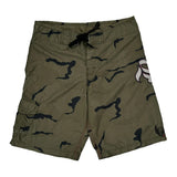 Spellout Billabong Camo Cargo Shorts - 34″ Waist Green Polyester