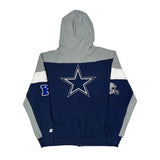 Dallas Cowboys Starter Football Hoodie - 2XL Navy Cotton