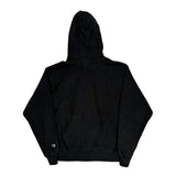 Reverse Weave Champion Hoodie - Large Black Cotton Blend