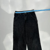 Wrangler Carpenter Pants - 26W US 4 Black Cotton