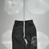 Southpole Graphic Jeans - 32W 30L Gray Cotton Blend