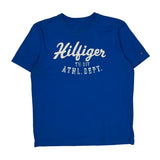 Tommy Hilfiger T-Shirt - Large Blue Cotton