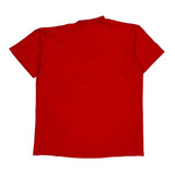 Chicago Bulls Fruit Of The Loom Graphic T-Shirt - XL Red Cotton