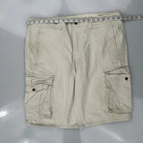 Gap Cargo Shorts - 38W 11L Beige Cotton