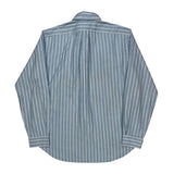 Ralph Lauren Striped Shirt - Large Blue Cotton