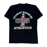 Stanley Knowles Athletics Screen Stars Single Stitch T-Shirt - Large Black Cotton Blend