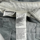 Levis Chino Shorts - 32W 10L Gray Cotton