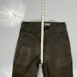 Carhartt Carpenter Trousers - 30W 30L Grey Cotton