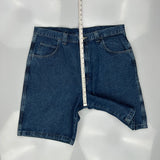 Wrangler Denim Shorts - 36W 10L Blue Cotton