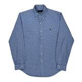 Ralph Lauren Checked Shirt - Medium Blue Cotton