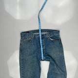 501 Levis Jeans - 36W 31L Blue Cotton