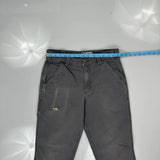 Relaxed Fit Carhartt Cargo Carpenter Trousers - 31W 32L Grey Cotton