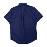 Ralph Lauren Short Sleeve Shirt - Medium Blue Cotton