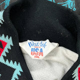 Evergreen Rodeo West Ark Graphic Bomber Jacket - 3XL Black Polyester