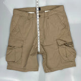 Levis Cargo Shorts - 36W 10L Khaki Cotton