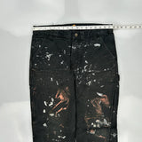 Carhartt Double Knee Carpenter Trousers - 35W 32L Black Cotton