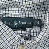 Ralph Lauren Checked Shirt - Medium Blue Cotton