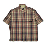Dickies Checked Short Sleeve Shirt - Medium Multicoloured Cotton