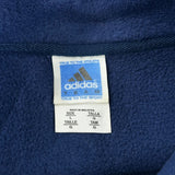 Adidas Fleece Vest - Large Blue Polyester