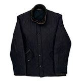 Barbour Quilted Jacket - Large Navy Polyester