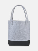 Felt Colorblock Tall Tote