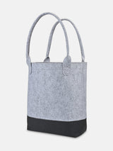 Felt Colorblock Tall Tote