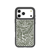 Clear Fern Dreams iPhone 17 Pro Max Case With Noir Ridge (MagSafe included)