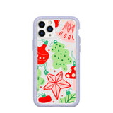 Clear Festive Flair iPhone 11 Pro Case With Lavender Ridge