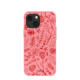 Bubblegum Pink Festive Forest iPhone 13 Mini Case
