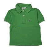 Age 4 Lacoste Polo Shirt - Small Green Cotton