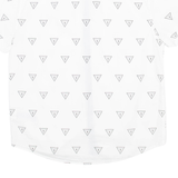 GUESS Mens Shirt White Geometric L