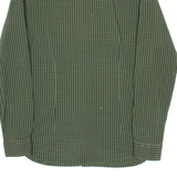 LYLE & SCOTT Slim Fit Mens Shirt Green Gingham Long Sleeve M