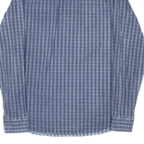 CALVIN KLEIN JEANS Mens Shirt Blue Plaid Long Sleeve L