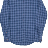 TOMMY HILFIGER Mens Shirt Blue Check Long Sleeve S