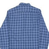 TOMMY HILFIGER Mens Shirt Blue Check Long Sleeve S