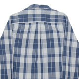 TOMMY HILFIGER Custom Fit Mens Shirt Blue Plaid Long Sleeve L