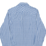 TIMBERLAND Mens Shirt Blue Check Long Sleeve S