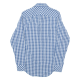 TIMBERLAND Mens Shirt Blue Check Long Sleeve S