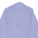 TED BAKER Mens Shirt Blue Striped Long Sleeve M