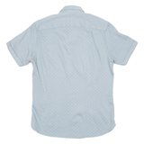 TED BAKER Mens Shirt Green Spotted S