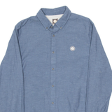 PRETTY GREEN Slim Fit Mens Shirt Blue Long Sleeve M
